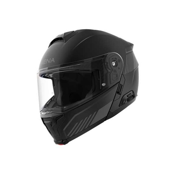 SENA Sena specter smart flip-up helmet w mesh comms matt black small